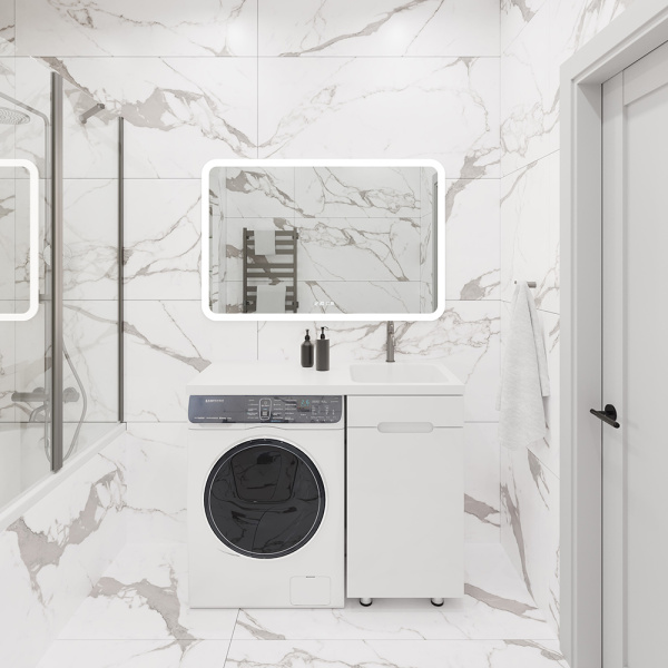 Раковина AVS Прима 110x48 R, белая