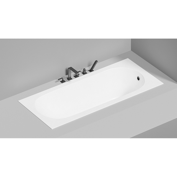 Ванна из искусственного камня Salini Ornella S-Sense 180x80 белая с ножками