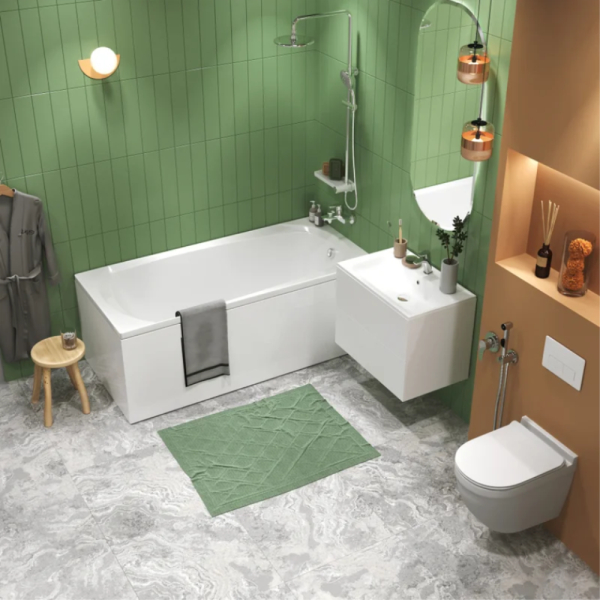 Акриловая ванна 1MarKa Elegance 150х70 белая, без каркаса