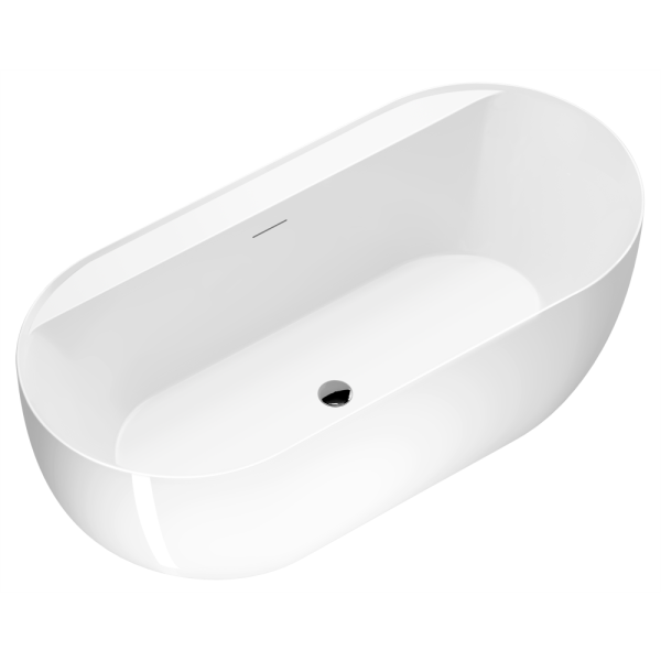 Акриловая ванна AVS Венера 170x80 белая с донным клапаном