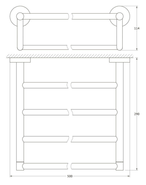 Полка для полотенца Harmonie Artwelle HAR 032