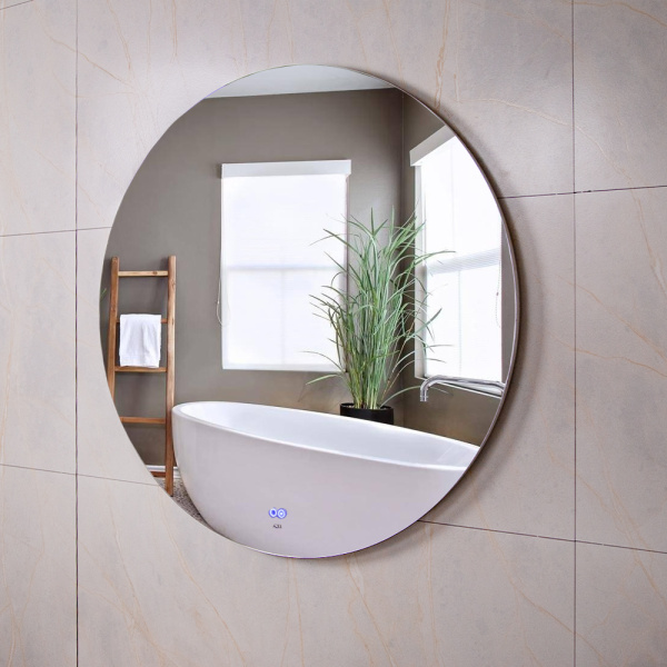 Зеркало с подсветкой AVS Лангано 90x90 см, антипар