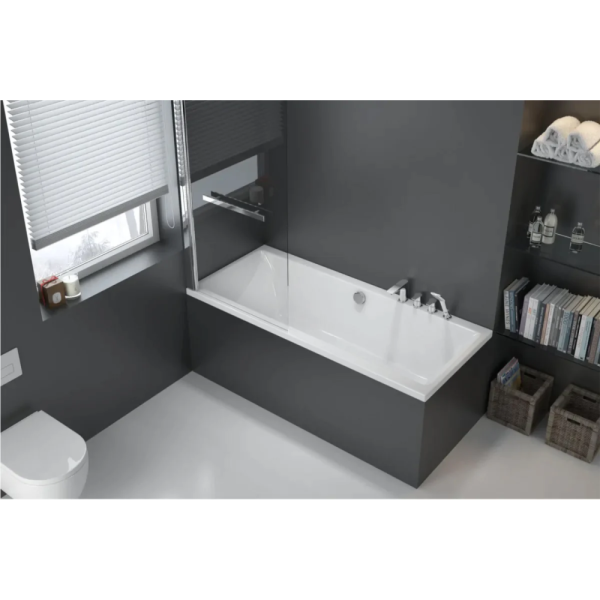 Акриловая ванна Excellent Pryzmat 160x75 белая, без каркаса