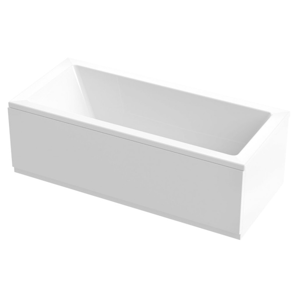 Акриловая ванна Cezares Plane 170x75 белая без каркаса