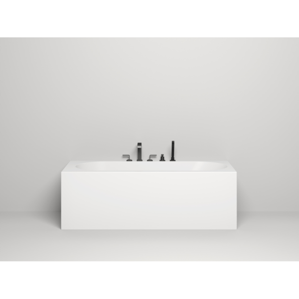 Ванна из искусственного камня Salini Fabia S-Sense 180х80 белая матовая, с ножками и донным клапаном