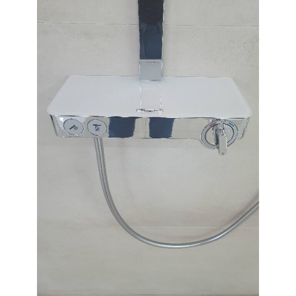 Душевая стойка Hansgrohe Raindance E 27288400 белый/хром