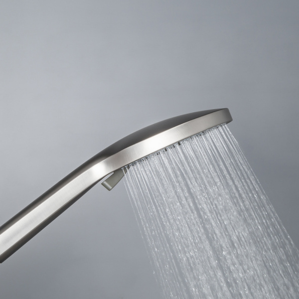 Смеситель для ванны с душем AVS Pulse оружейная сталь