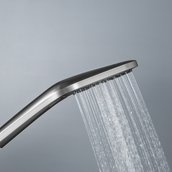 Душевая лейка AVS Cube оружейная сталь