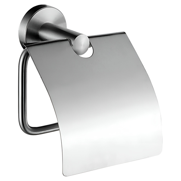 Набор Accoona 121 нержавеющая сталь Ершик+Дозатор+Бумагодержатель закрытый+Полотенцедержатель-кольцо