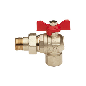 Кран с американкой углов 1" RR 364C