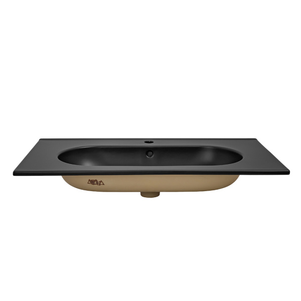 Раковина мебельная AVS Вернисаж 91х47 черная матовая