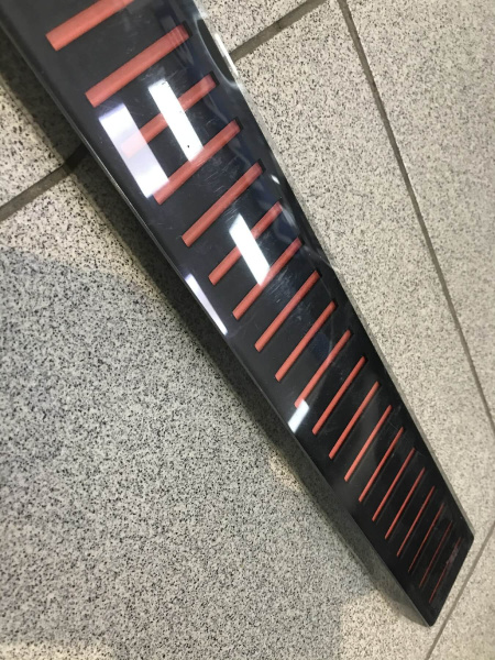 Решетка 750-PURE M черная матовая для APZ1 AlcaPlast