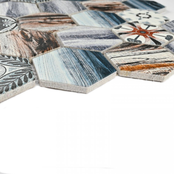 282*271 Керамическая мозаика (керамогранит) Mumbai (51х59х6) BONAPARTE