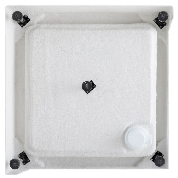 Поддон для душа Aquanet 90х90 белый с сифоном