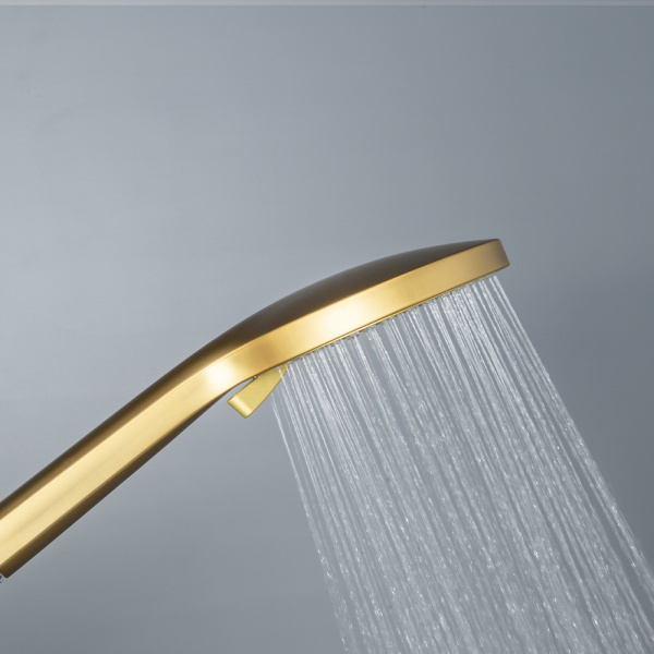 Смеситель для ванны с душем AVS Pulse брашированное золото