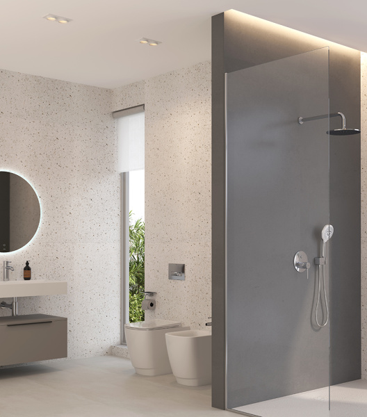 Душевой комплект 3в1 Kludi Bozz 386710576 хром