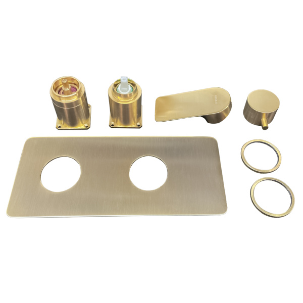 Смеситель для ванны и душа Remer Infinity I93KBBG+RRBOX93 золото