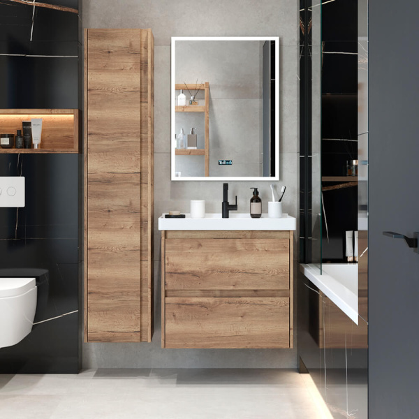 Тумба с раковиной Briz Берн 238 03-18060-15Н 60 см