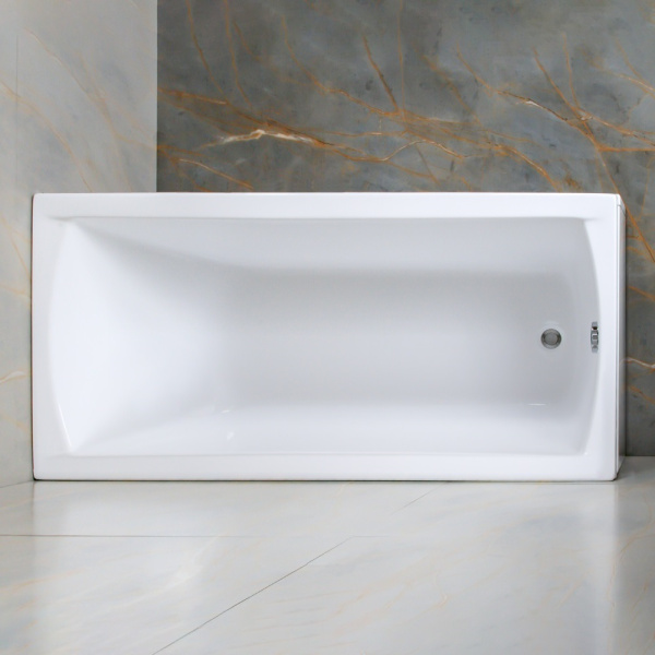 Акриловая ванна AVS Модена 170x70 белая без каркаса