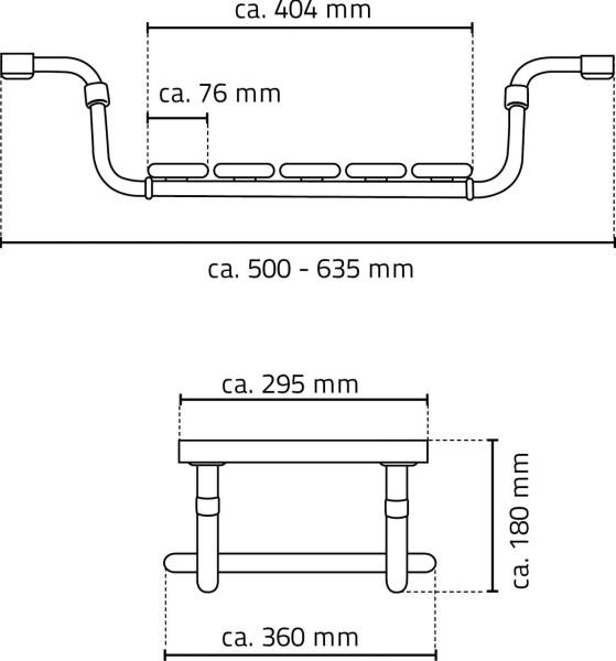 Сиденье для душа Pro Ridder А180101