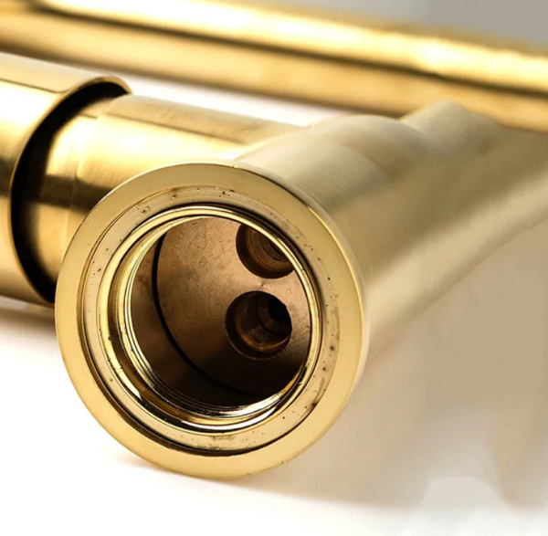 Смеситель для кухни Accoona A4490AW-3 золото