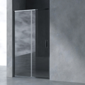 Душевая дверь в нишу AVS Вектор 110 см профиль хром, стекло прозрачное