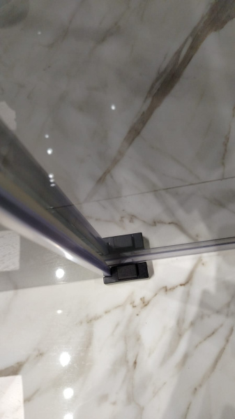 Душевой уголок Radaway Idea 10115120-54-01R + 10117070-01-01 120х70 профиль черный, прозрачное стекло