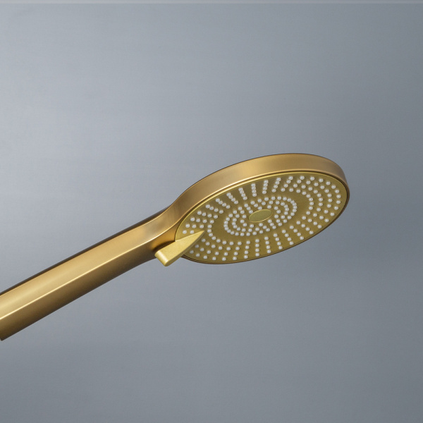 Смеситель для ванны с душем AVS Pulse брашированное золото