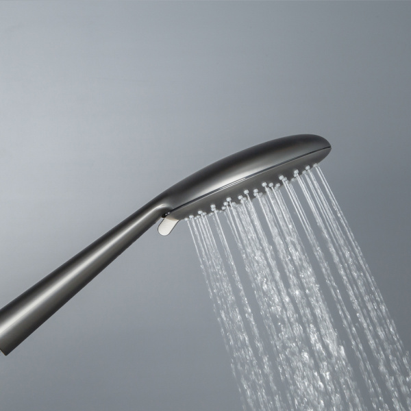 Душевой комплект AVS Termo 4в1 круглый, оружейная сталь