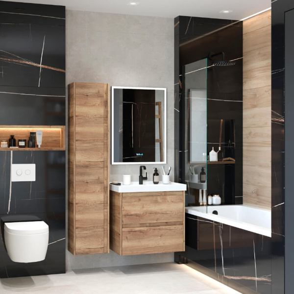 Тумба с раковиной Briz Берн 238 03-18060-15Н 60 см