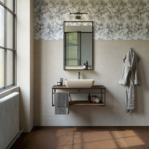 Консоль с раковиной Kerama Marazzi Plaza Next 80 черная матовая