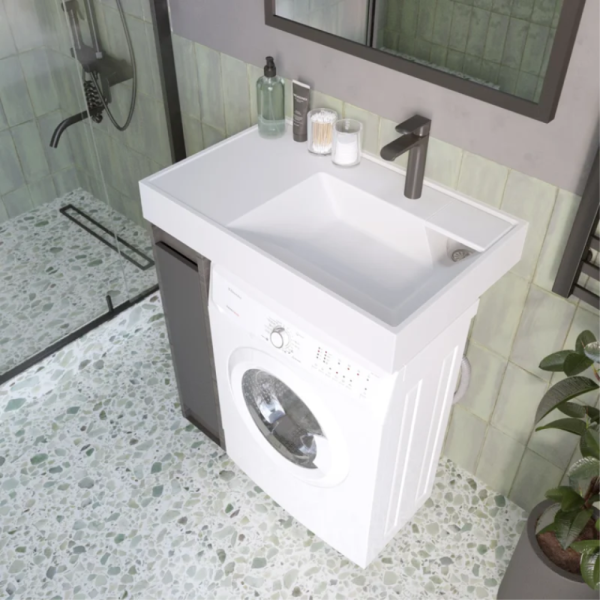 Раковина над стиральной машиной Madera Vega 80 белая