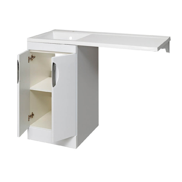 Тумба с раковиной Runo Лира 00-00000144+00-00001119 105 левая