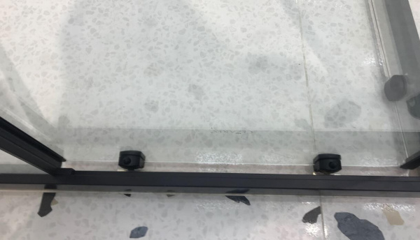 Душевой уголок Cezares Eco ECO-O-A-2-90-C-NERO 90x90 профиль черный, прозрачное стекло